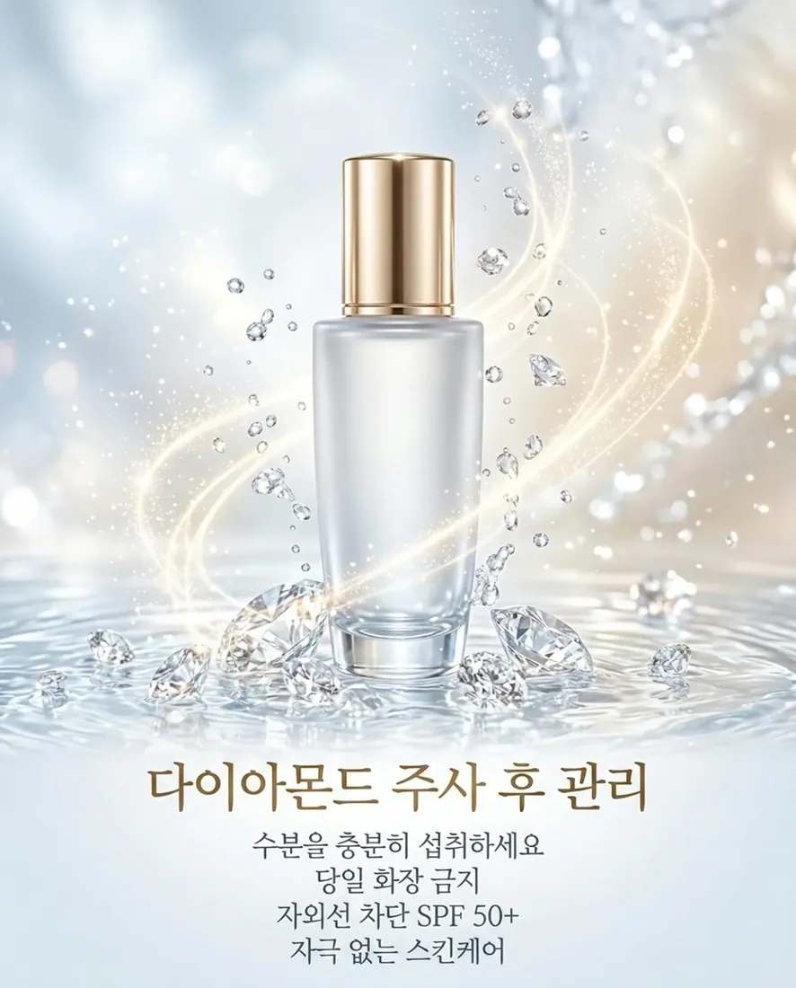 다이아몬드 시술 후 관리 안내
