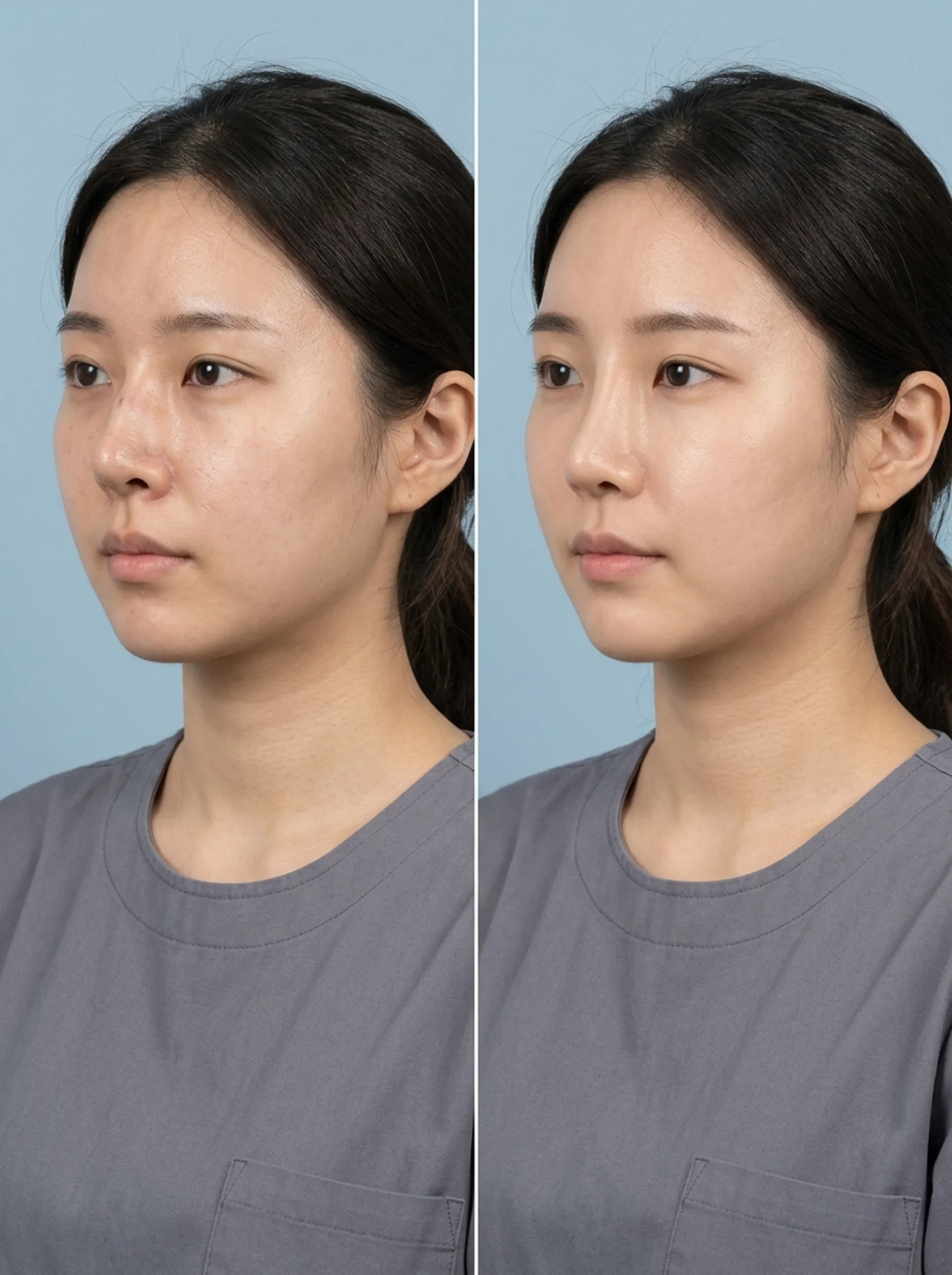 코 재수술 — 전 / 후